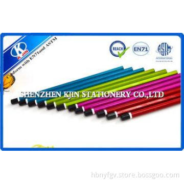 4 Color Wooden Sketching Pencil Set Pink / Blue / Red / Gre